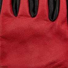 Load image into Gallery viewer, Goat Leather Plain Gloves Red