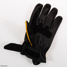 Load image into Gallery viewer, Goat Leather Diamond Stitch Gloves Yellow