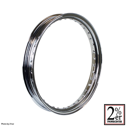 19-inch steel rim, 36 holes, 19-MT2.15, general purpose, chrome, single item