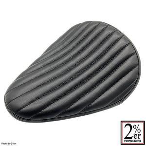 Genuine Leather STD Solo Saddle Seat/Pillion Pad Set