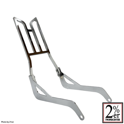 SR400/500 Long Plate WING Sissy Bar Bolt-On Kit