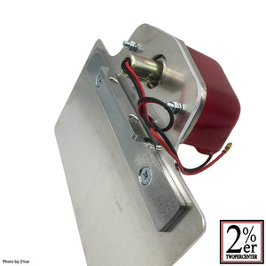 License plate adapter for sissy bar