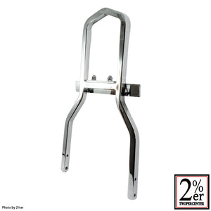 License plate adapter for sissy bar