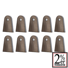 Load image into Gallery viewer, Weld tab M size 6mm thick steel 10p