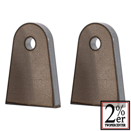 Welding Tabs, 9mm Thickness, Steel, Size M, 2 Pieces