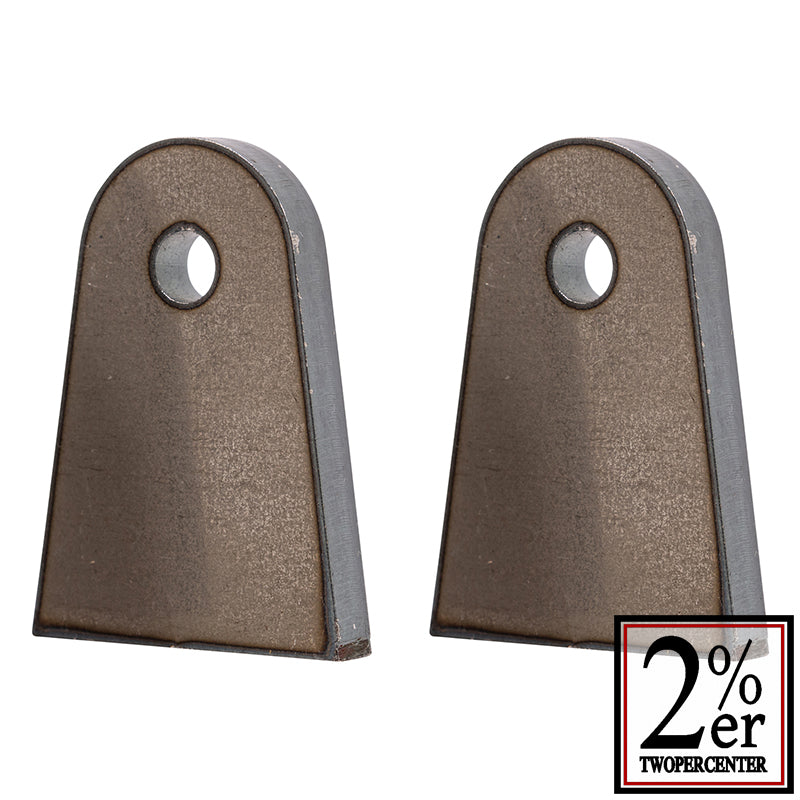 Welding Tabs, 9mm Thickness, Steel, Size M, 2 Pieces
