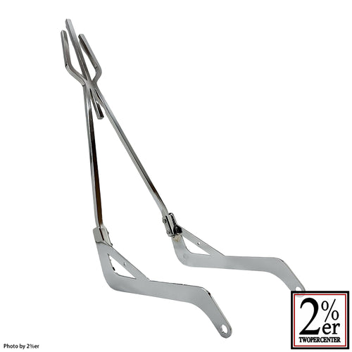 SR400/500 Long Plate Fork Sissy Bar Bolt-On Kit