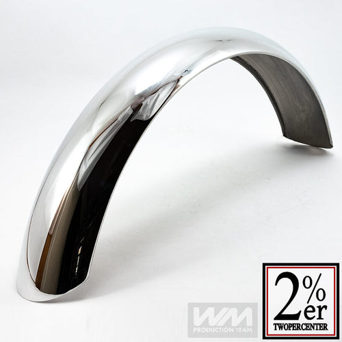 Plain Aluminum Front Fender - 110mm Width