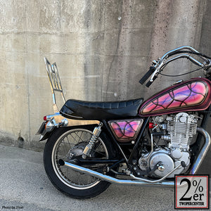 SR400/500 WING Round Sissy Bar Bolt-on Kit