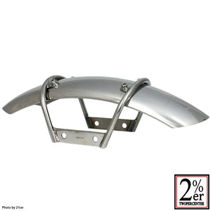 CHUCK BOX Front short fender Stainless steel for SR400/SR500
