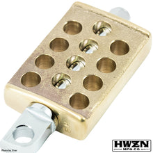 Load image into Gallery viewer, HWZN Drilled Kicker Brass Plated Drilled Kick Pedal [Brass]
