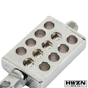 HWZN Drilled Kicker Brass Plated Drilled Kick Pedal [Brass]