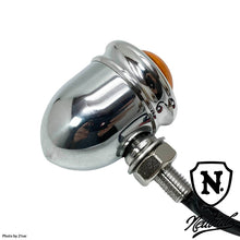 Load image into Gallery viewer, Mini Bullet Winker Light Bulb M10-P1.25 Aluminum Polish 4 Pieces Set