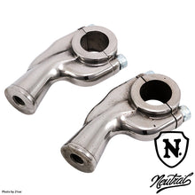 Load image into Gallery viewer, 3inch Ribbed Pullback Riser / Stainless Steel for 1inch Handle