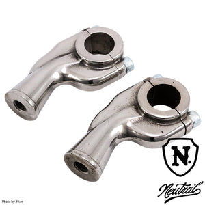 3inch Ribbed Pullback Riser / Stainless Steel for 1inch Handle