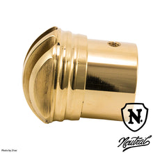Load image into Gallery viewer, Brass Ribbed Muffler End for 1-3/4&quot; (45mm) Pipe