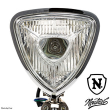 Load image into Gallery viewer, Triangle Headlight Black Body/Plated Rim with Hi/Lo Switching #NEUTRAL #General-purpose parts