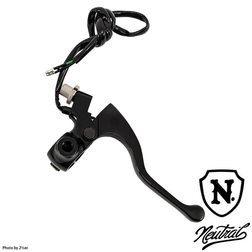 Aluminum Short Brake Lever/Holder Set Black