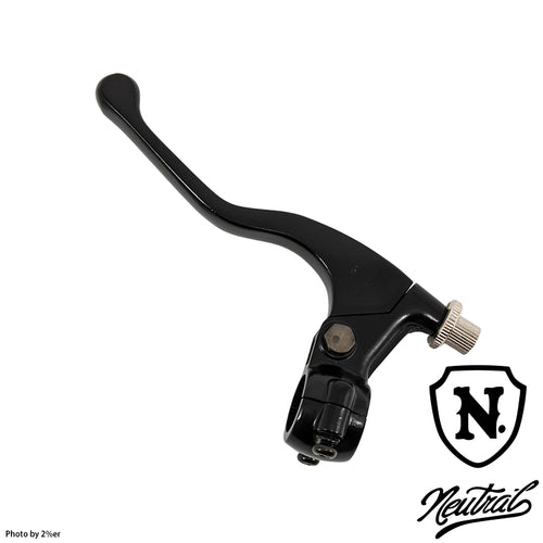 Aluminum Short Clutch Lever/Holder Set Black
