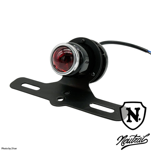 Lucas MT110 replica tail lamp with number base, general purpose 12V bulb type