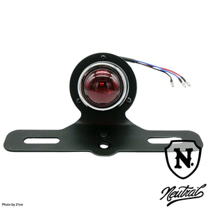 Lucas MT110 replica tail lamp with number base, general purpose 12V bulb type