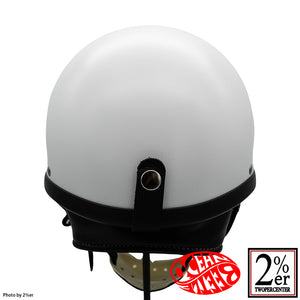 2%er Special Order Matte White OCEANBEETLE Shorty 4 Helmet