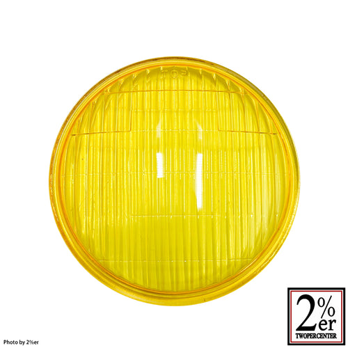 4.5-inch headlight lens yellow [glass] #General-purpose parts