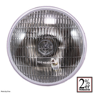 Lucas torch headlight lens H4