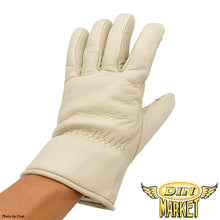 Load image into Gallery viewer, DEER SKIN GLOVE Thinsulate Ivory Winter Gloves