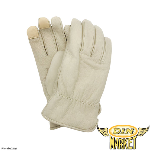 DEER SKIN GLOVE Thinsulate Ivory Winter Gloves
