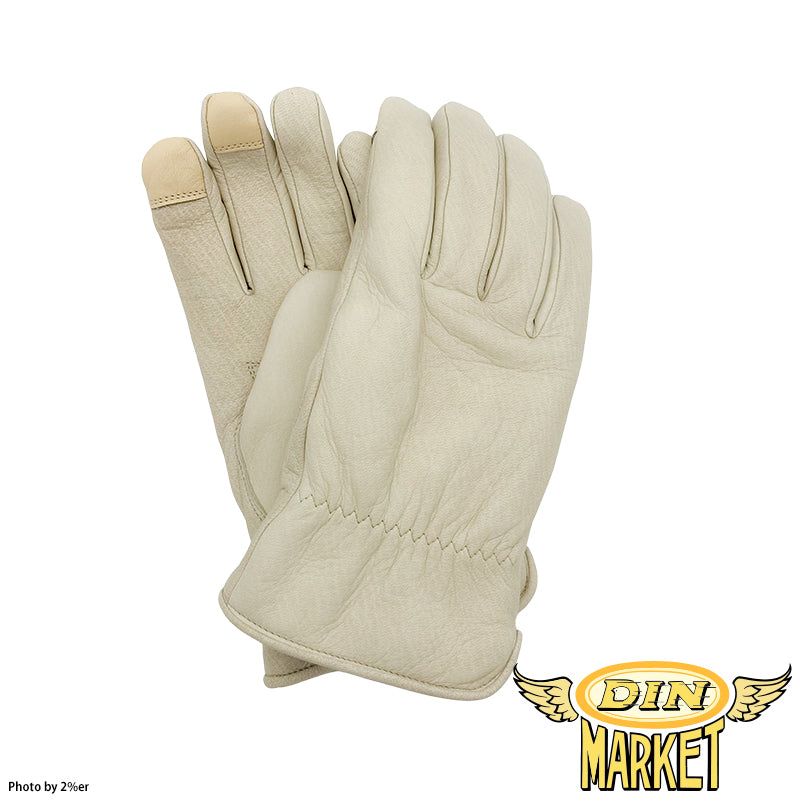 DEER SKIN GLOVE Thinsulate Ivory Winter Gloves