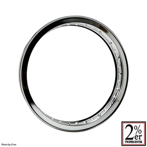 H aluminum rim SR rear, one size up