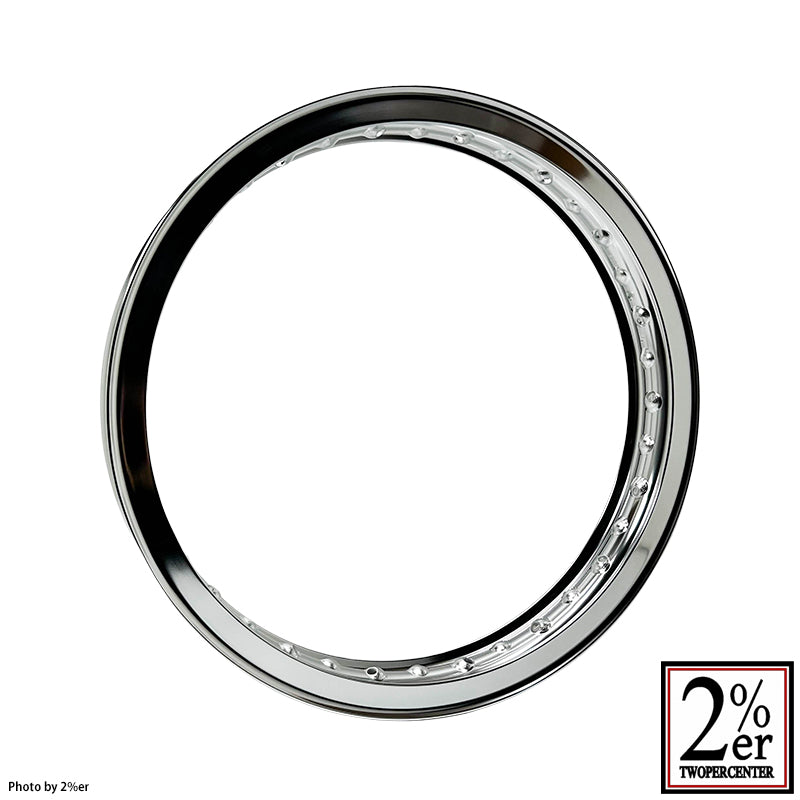H aluminum rim SR rear, one size up