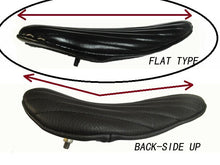 Load image into Gallery viewer, Narrow Type Bates Replica Solo Seat/Pillion Pad Set in Black