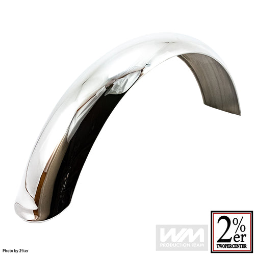 Plain Aluminum Front Fender - 110mm Width