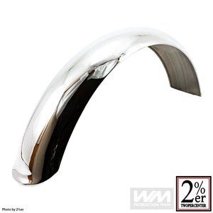 Plain Aluminum Front Fender - 110mm Width