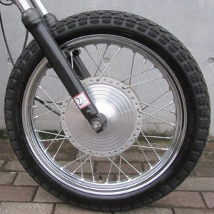 2%er Front Wheel Aluminum Hub Cap Ripple Type [SR400/500]
